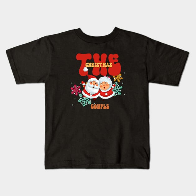 The Christmas Couples Kids T-Shirt by NICHE&NICHE